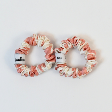 Silk Scrunchie 2er Set / LeoApricot Mini
