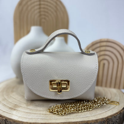 Cira Tasche / Beige Leder