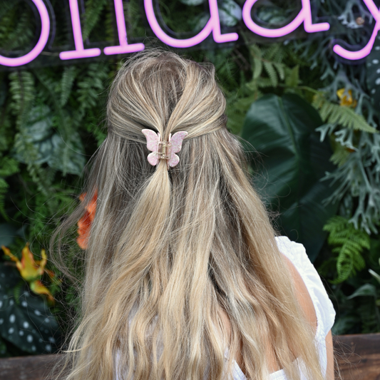 Butterfly Clip / PeachLime