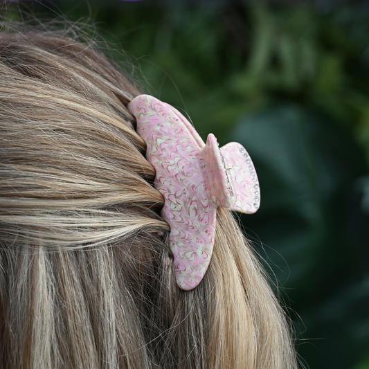 Round Clip / PeachLimeDiamond L