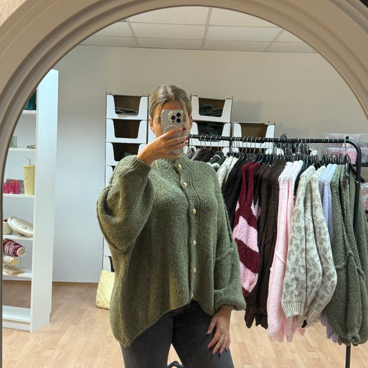 Strickjacke / Grün
