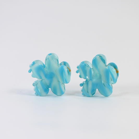 FlowerPower Clip 2er Set / TürkisGlow Mini