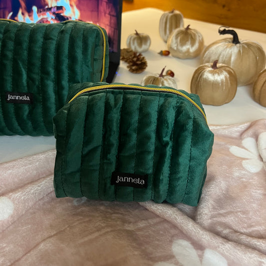 Kosmetiktasche /Golden Green M