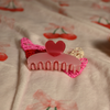 Round Heart Clip / Rosa L