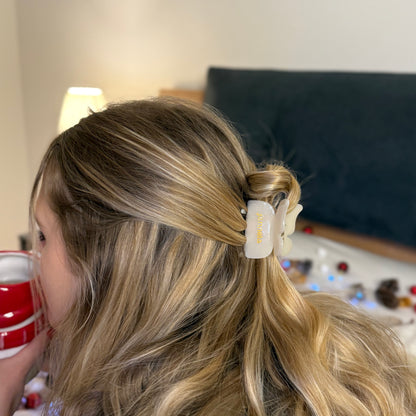 Butterfly Clip / WhiteSparkle