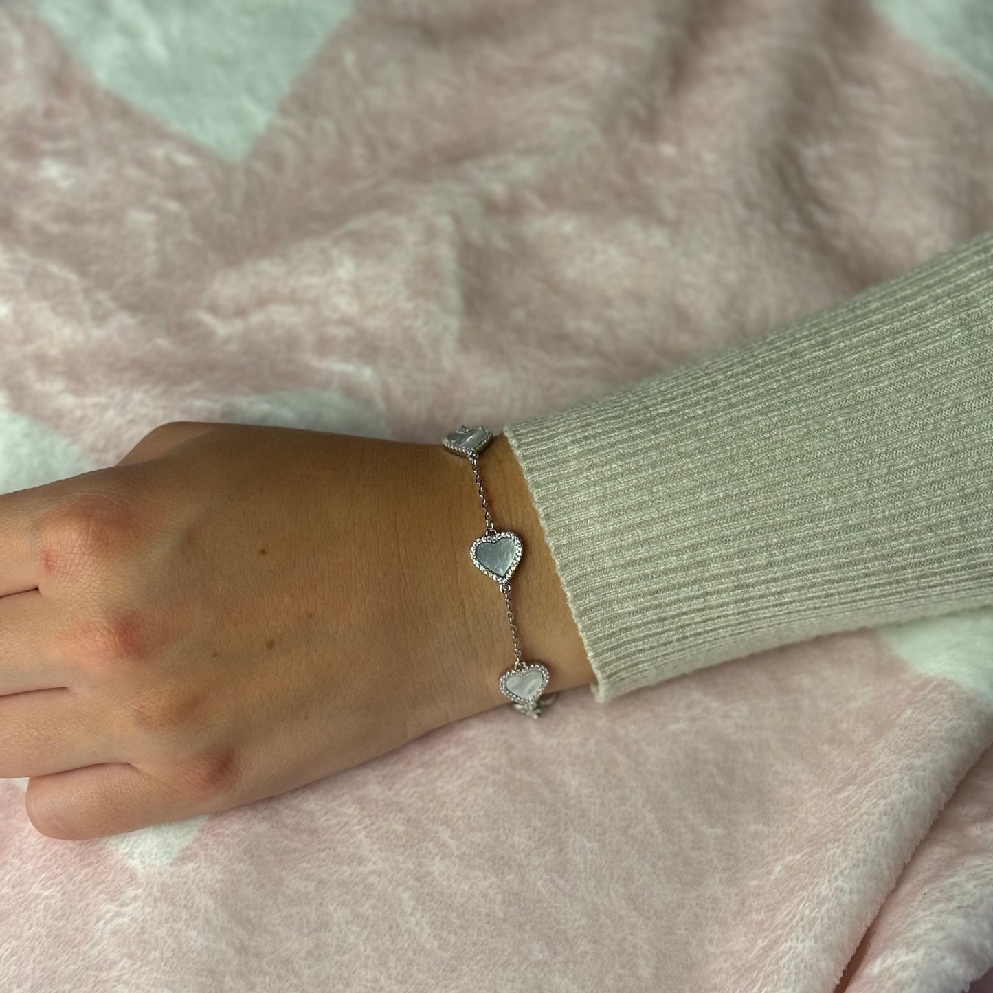 Herz Armband / Silber