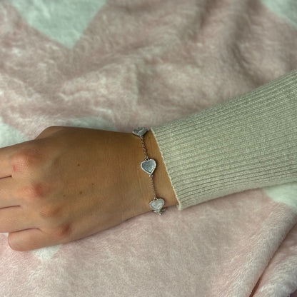 Herz Armband / Silber