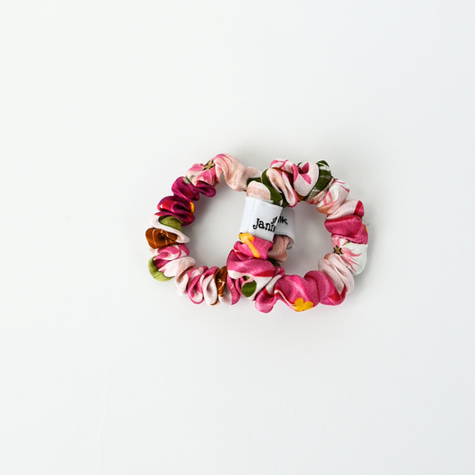 Silk Scrunchie 2er Set / Bloomy Mini