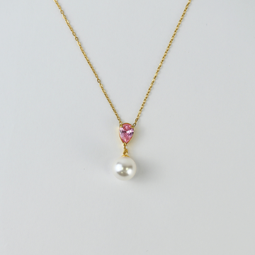 Kette / Diamond Pearl Rosa
