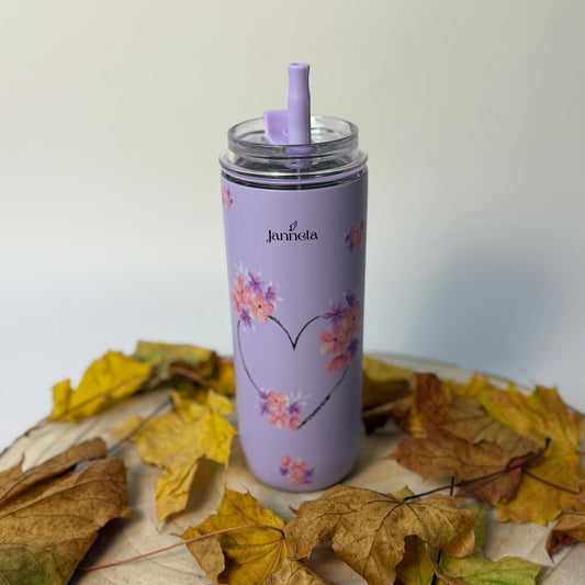 LilaFlower Becher 2-in-1