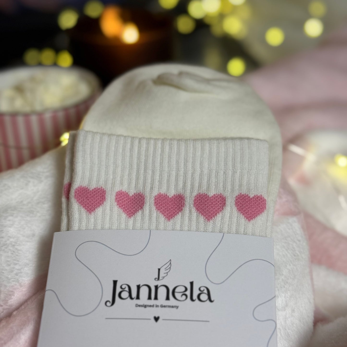 Socken / Herz Rosa 2er Pack