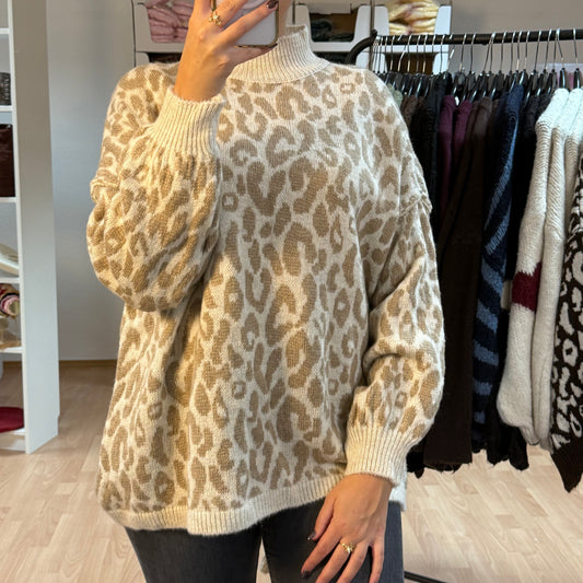 Pullover Leo/ Beige