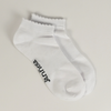Sneaker Socken / White 2er Pack (Rüschen)