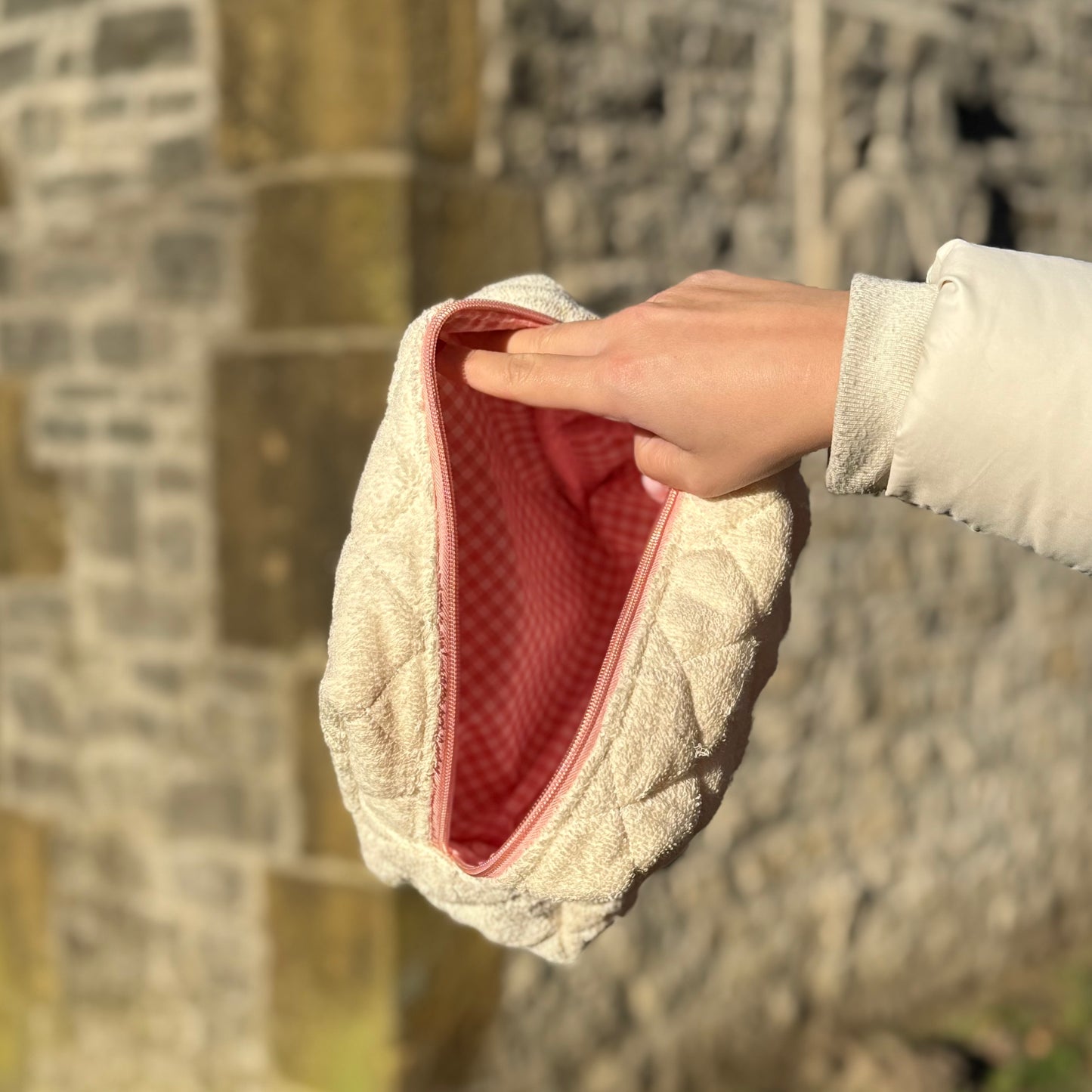 Kosmetiktasche / Nude L