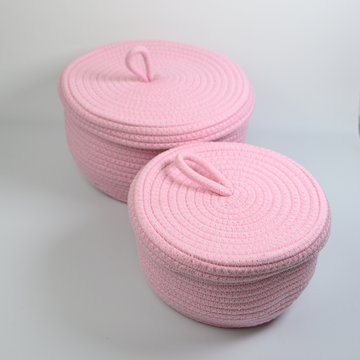 Aufbewahrungskorb / Rosy Dream 2er Set