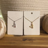 Kette / Double Heart Rosa