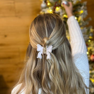 Bow Clip / Creme