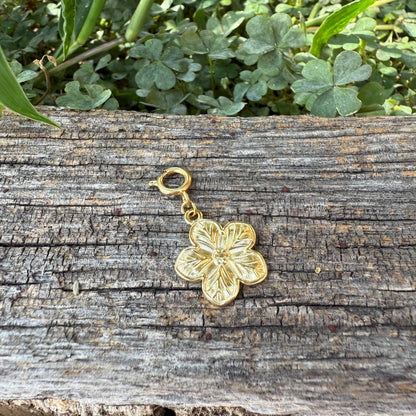 Charm / Blume Gold (Schmuck)
