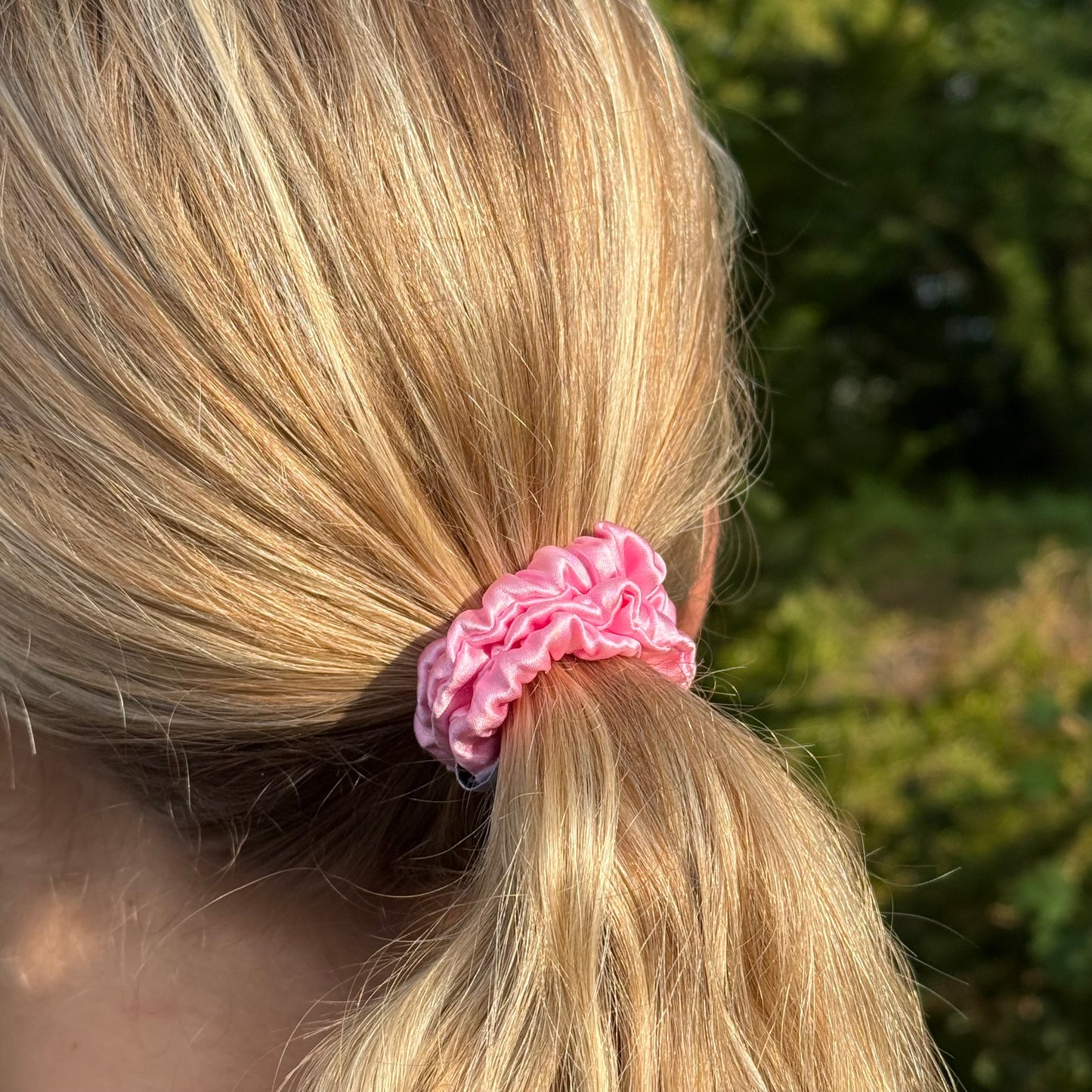 Silk Scrunchie / Soft Pink 1 cm