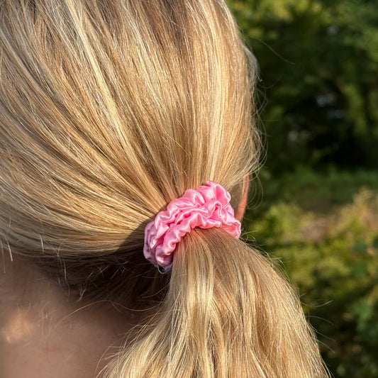 Silk Scrunchie / Soft Pink 1 cm