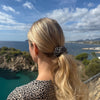 Silk Scrunchie / LeoBlacknWhite