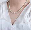 Kette / GoldenTürkis Pearl