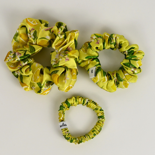 Silk Scrunchie / Citrus