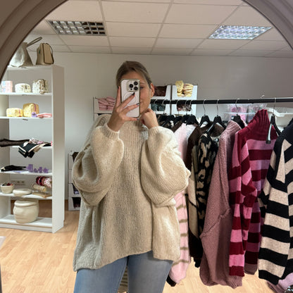 Pullover / Creme Basic