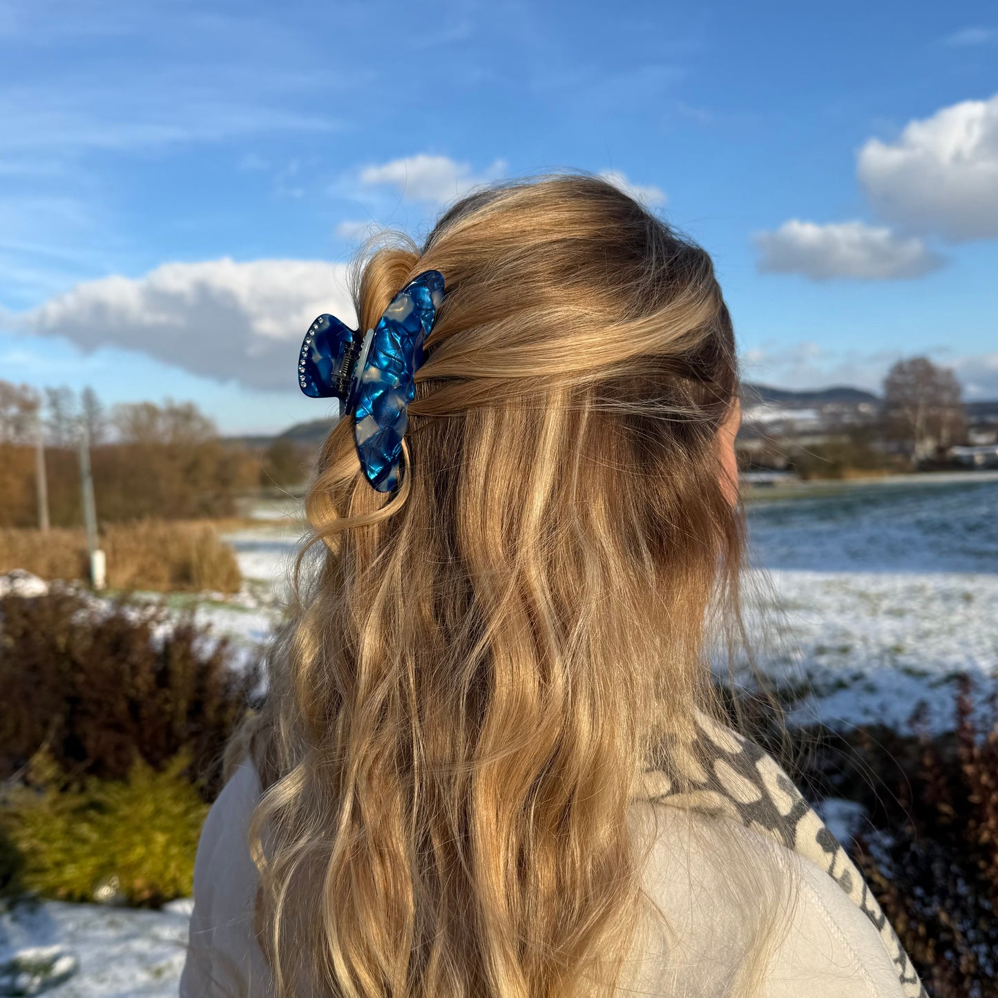 Round Clip / RoyalBlueDiamond L