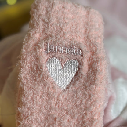 Kuschelsocken / Rosa