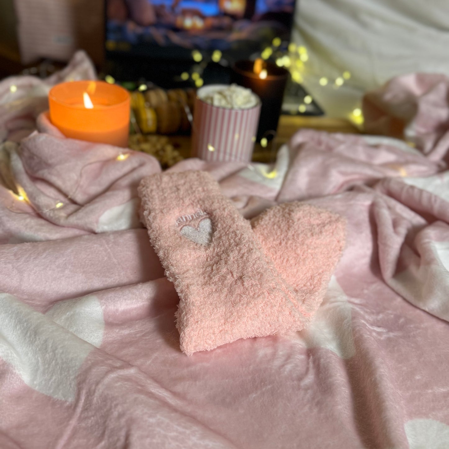 Kuschelsocken / Rosa