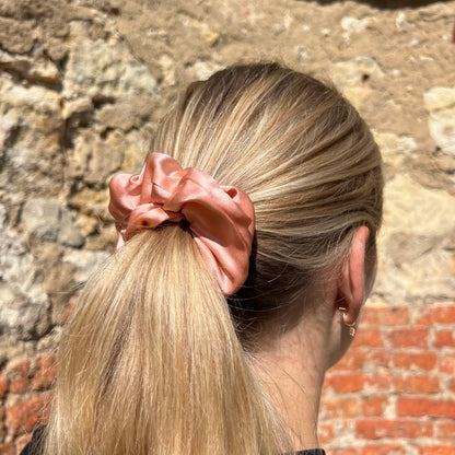Silk Scrunchie / Apricot 4,5 cm