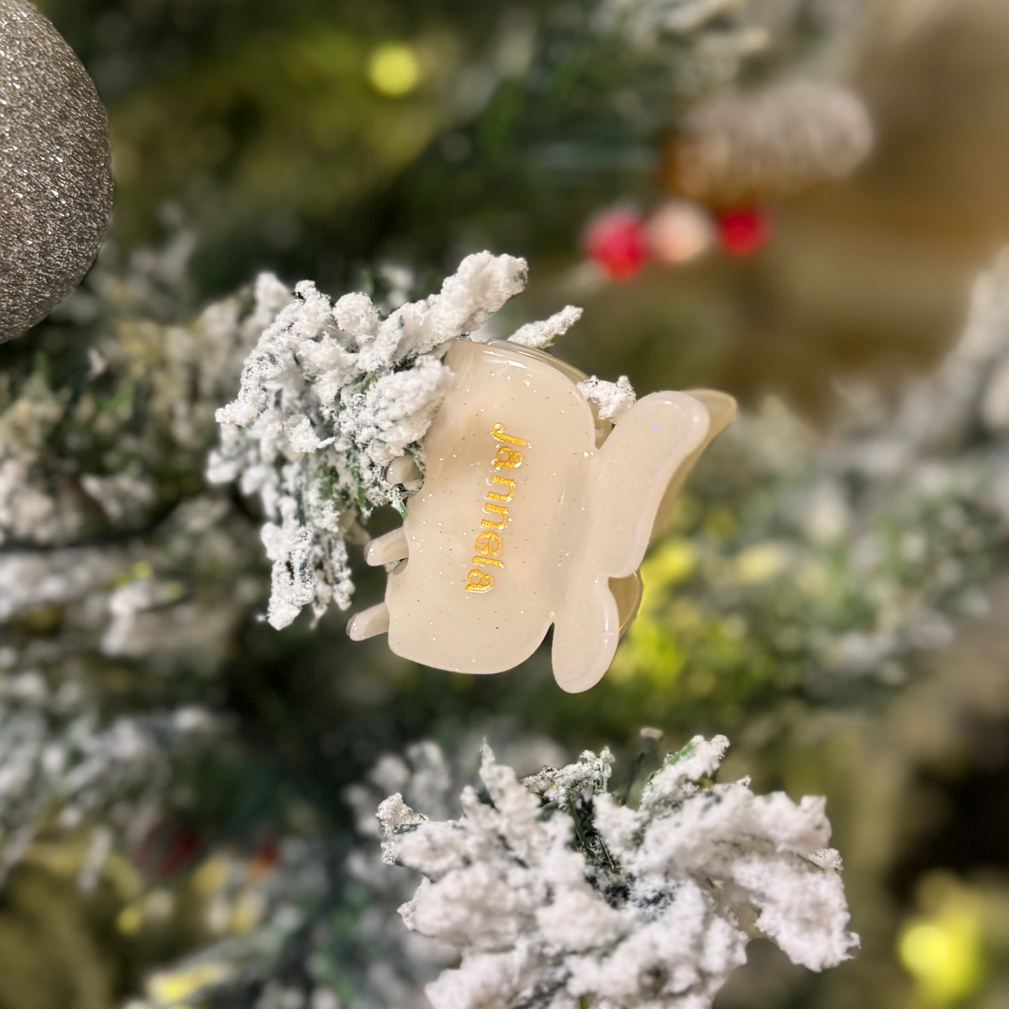 Butterfly Clip / WhiteSparkle