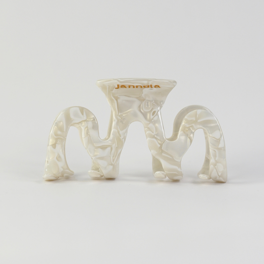Wave Clip / SeaShellWhite L