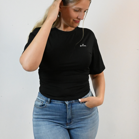 FitFledermaus T-Shirt / Schwarz