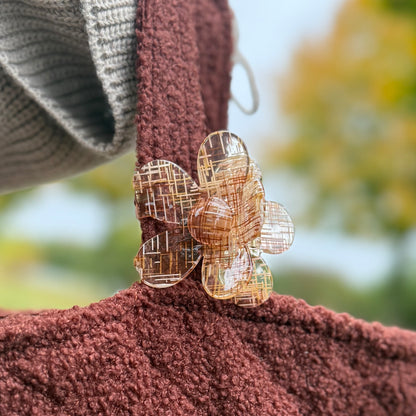 FlowerPower Clip / Chestnut