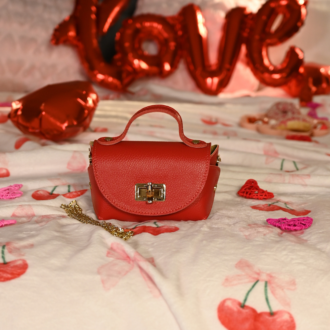 Cira Tasche / Rot Leder