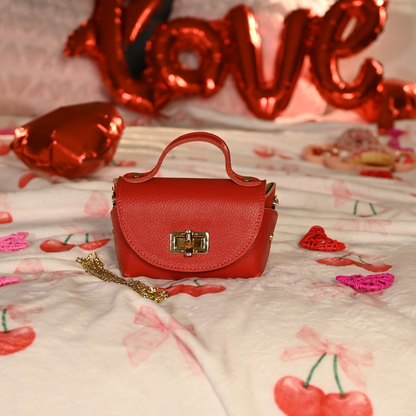 Cira Tasche / Rot Leder