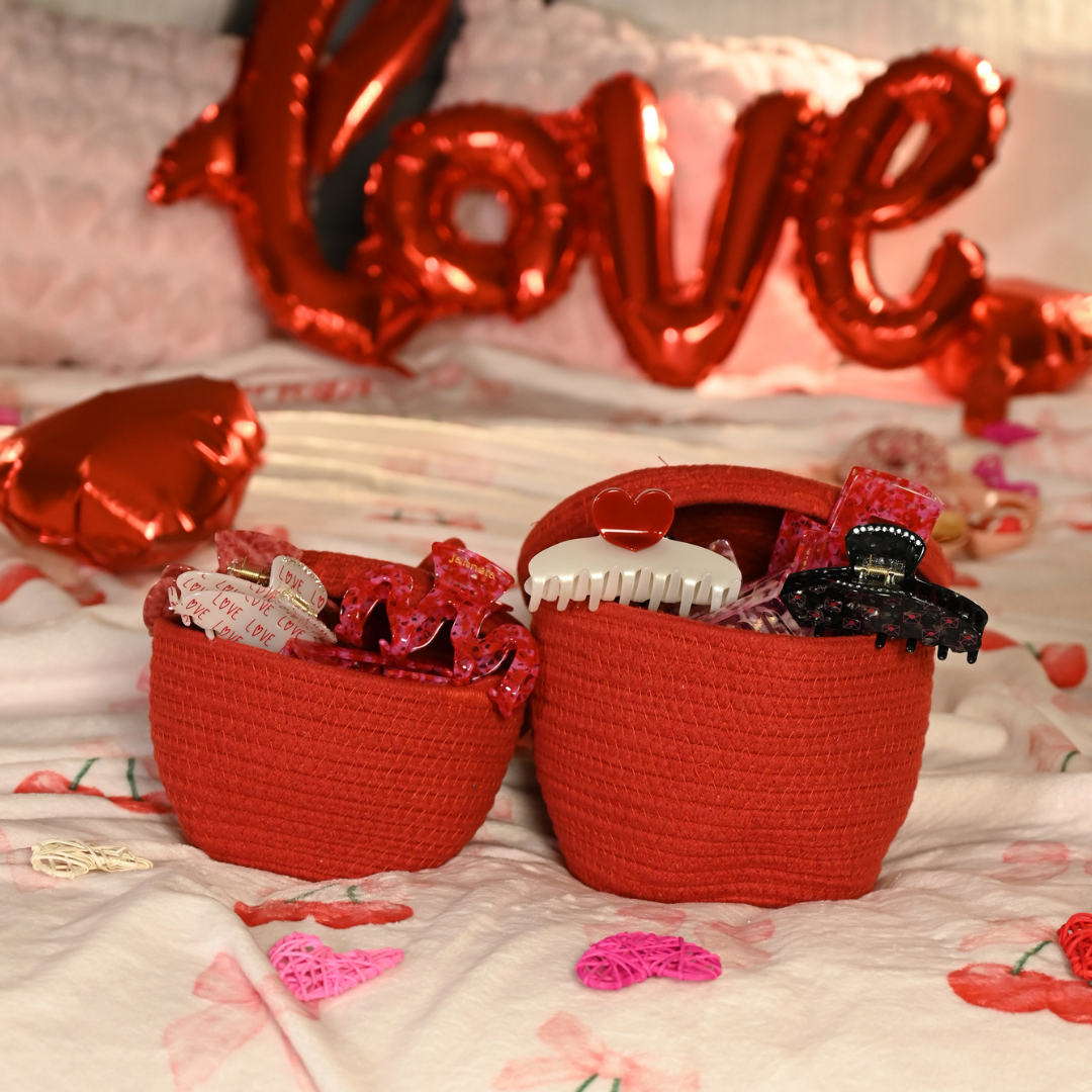 Aufbewahrungskorb / Love 2er Set