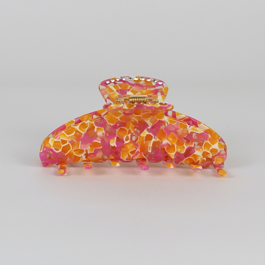 Round Clip / PeachMelbaDiamond L