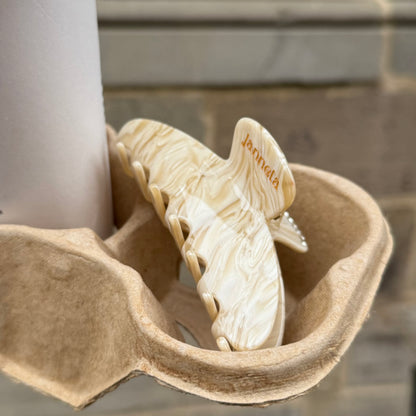 Round Clip / VanillaCreamDiamond  L