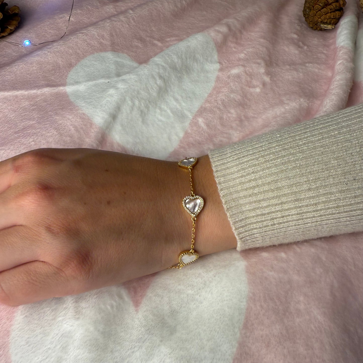 Herz Armband / Gold