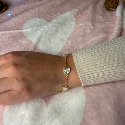 Herz Armband / Gold