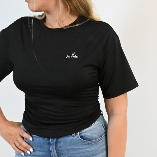 FitFledermaus T-Shirt / Schwarz