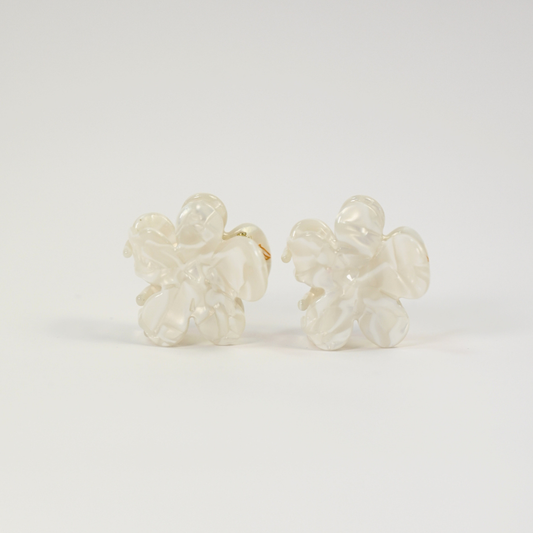 FlowerPower Clip 2er Set / SeaShellWhite Mini