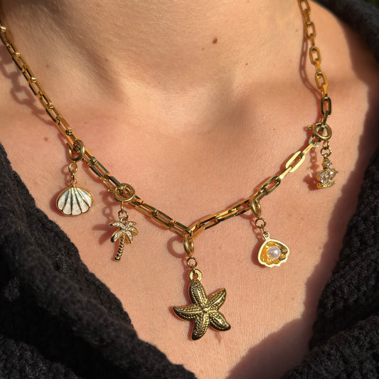 Charm Kette / Gold