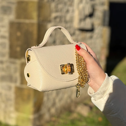 Cira Tasche / Beige Leder
