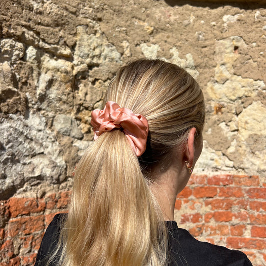 Silk Scrunchie / Apricot 4,5 cm
