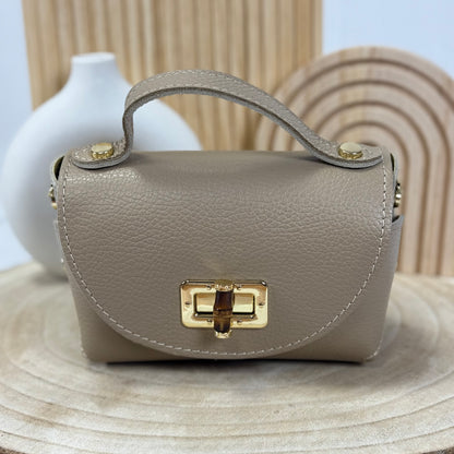 Cira Tasche / Dunkelbraun Leder