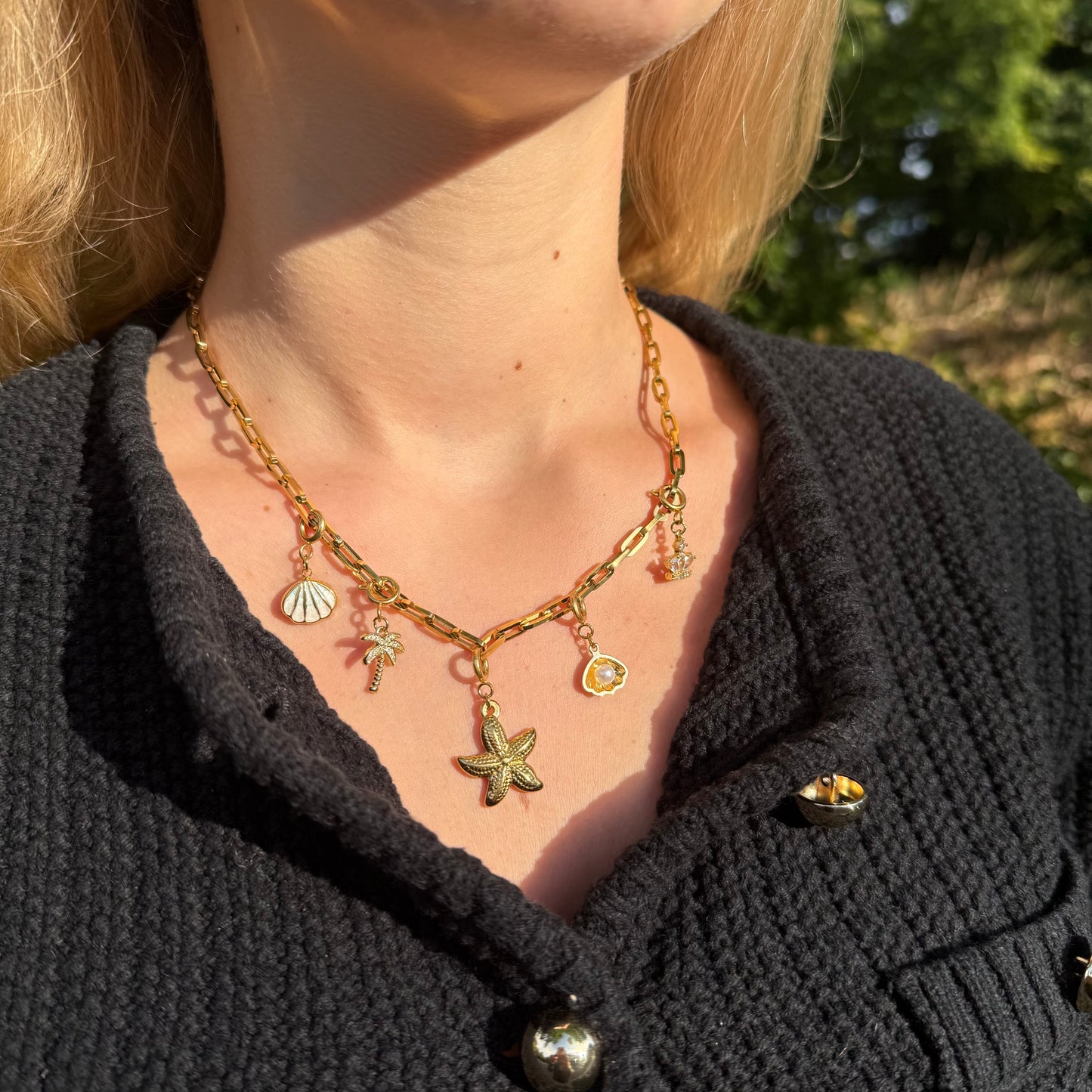 Charm Kette / Gold